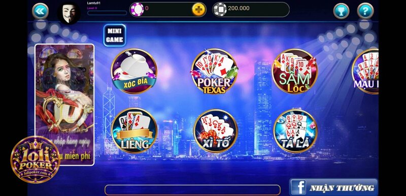Loli Poker Card Games - Baccarat with Player, Banker, and Tie