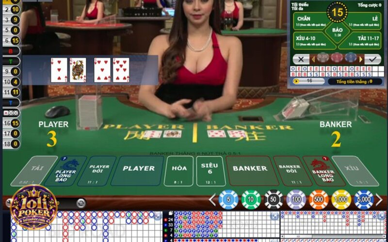 Loli Poker Casino - Baccarat, Blackjack, and Roulette